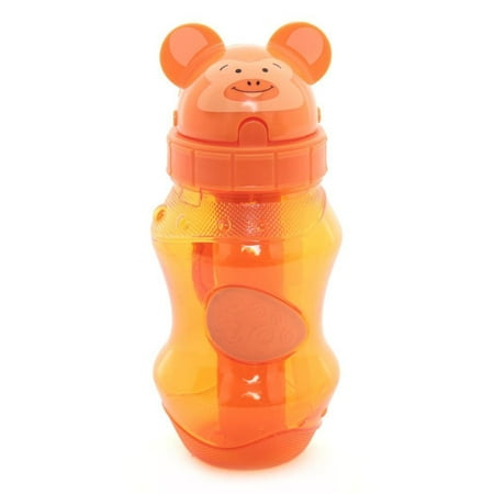 

Cool Gear Orange Monkey 12.5 oz w/ Flip-Top Pop-Up Straw Cup