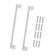 thumbnail image 1 of 2 piezas de placas protectoras de pestillo de puerta que bloquean el acceso a la puerta abatible hacia afuera. Protector de seguridad. 11 pulgadas, 1 of 9