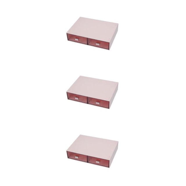 Matsuzay Caja de almacenamiento apilable con borde para una fácil clasificación y un exquisito organizador de papelería para manualidades, Type1 NO1
