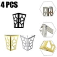 thumbnail image 2 of 4 Metal Furniture Legs Cabinet Foot Sofa Table Cabinet Stands Feet Replacement, 2 of 7