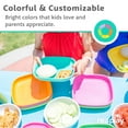 thumbnail image 2 of Re-Play Toddler Plates - 22 oz. Deep-Walled Flat Kids Plates - Dishwasher & Microwave Safe - Made in the USA - Set of 4 - Ocean Waves, 2 of 11