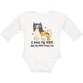 thumbnail image 3 of Inktastic I Love My Mimi Loves Me Cat Boys or Girls Long Sleeve Baby Bodysuit, 3 of 5