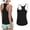 *Black, variant on ClodeEU Women's Summer Round Neck Racerback Yoga Tank Top with Pleated ,Solid Color Casual Athletic Tank Gray,Womens Plus M