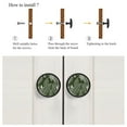 thumbnail image 4 of 4 Pcs Leaves Knobs for Kitchen Cabinet Cupboard Dresser Bookcase Drawer Pulls Handles Round Home Decor, 4 of 5