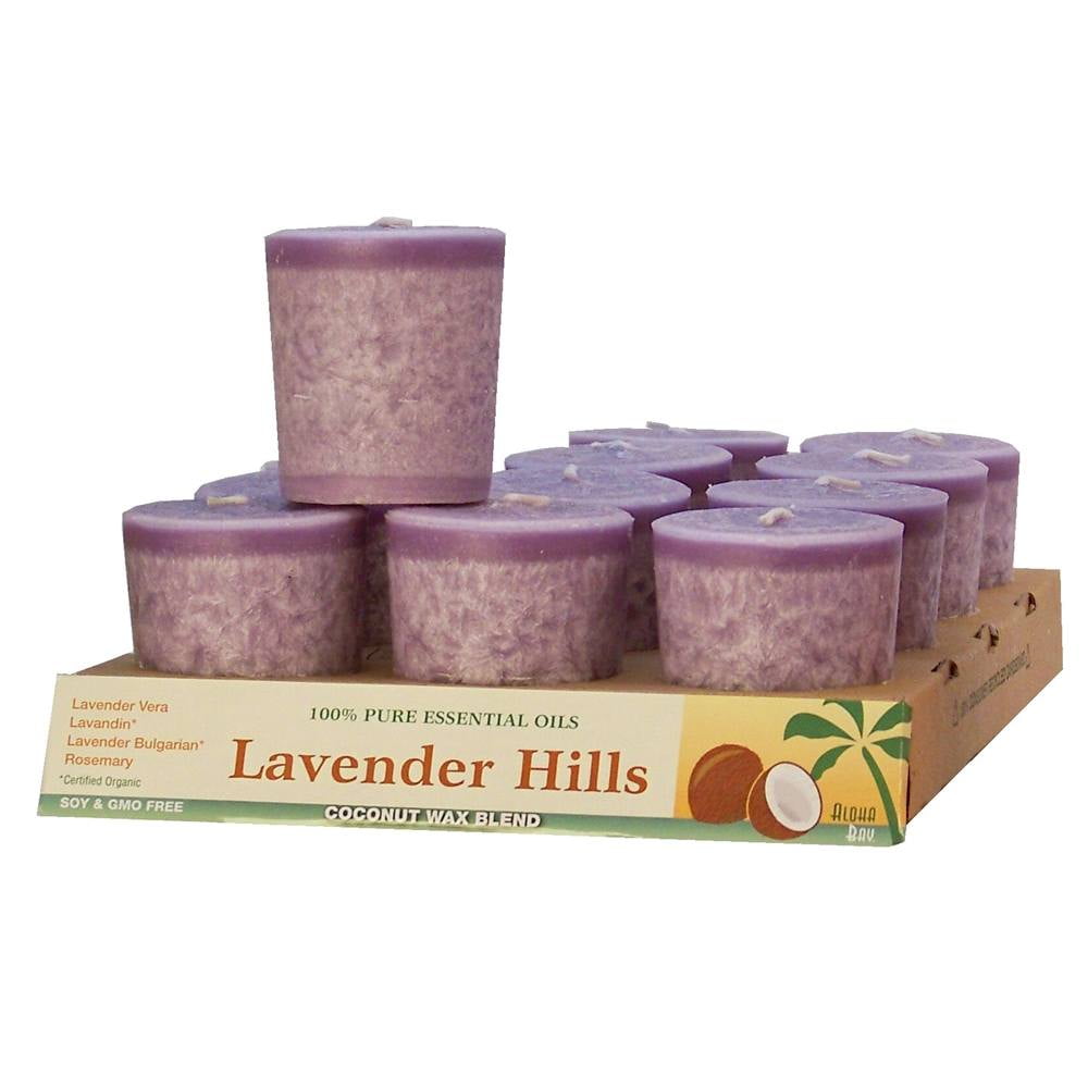 Aloha Bay - Essential Oil Votive Candle Lavender Hills - 2 oz
