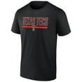 thumbnail image 2 of Men's Black Texas Tech Red Raiders Classic Inline Team T-Shirt, 2 of 3
