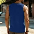 thumbnail image 5 of Xuniizn Mens Tank Top Summer Solid Sleeveless Henley Button V Neck Basketball Undershirts Casual Loose Soft Cozy Breathable Holiday Beach T Shirts, M-3XL, 5 of 9