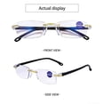thumbnail image 4 of Komiseup Reading Glasses, Blue Light Blocking Glasses, Computer Glasses For Men And Women, Progressive Multifocus Reading Glasses Blue, 4 of 9