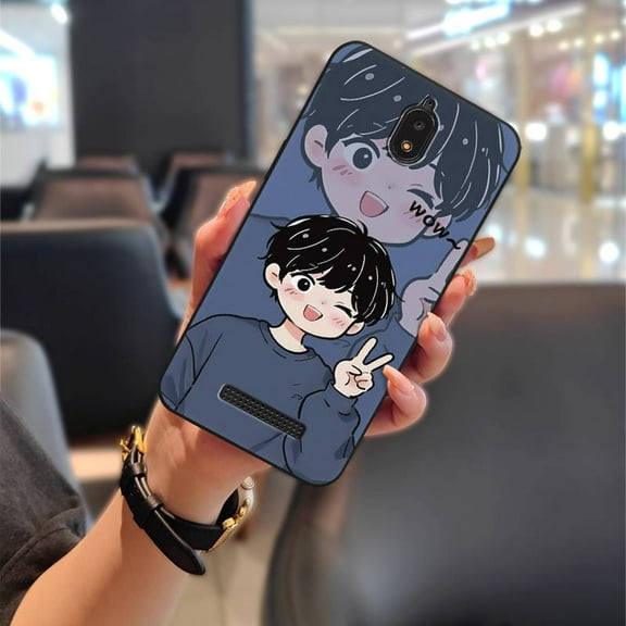 KDY-Phone Case For BLU View2/B130DL, Protective Anti-knock Full wrap TPU Fashion Design Graffiti Anti-dust Waterproof Shockproof Cartoon Silicone Phone Pouch Back Cover Dirt-resistant