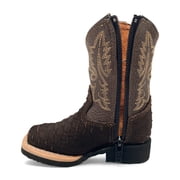 The Western Shops Infant Kids Python Print Leather Cowboy Boot