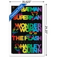 thumbnail image 3 of DC Comics Justice League - Rainbow Silhouette Wall Poster, 14.725" x 22.375" Framed, 3 of 6