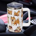 thumbnail image 6 of Shiba Inu Gifts For Women-40oz Shiba Inu Tumbler With Handle Lid and Straw-Shiba Inu Gifts For Dog Mom-Dog Lover Gifts-Dog Owner Gifts Stainless Steel Insulated Bottle Travel Mug Coffee Cup, 6 of 6