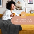 thumbnail image 6 of Jmr Usa Inc. Waffle Weave Thermal Bed Blanket-108x90 Twin Cotton Throw Blankets for Bed, Sofa, Bedroom Decor, Housewarming Gifts, Layering of Hotels & Hospital Bed SheetsCharcoal, 6 of 7