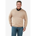 thumbnail image 3 of KingSize Men's Big & Tall Lightweight V-Neck Sweater, 3 of 3