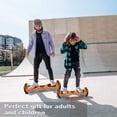 thumbnail image 5 of EPCTEK All Terrain Off Road Hoverboard for Kid with Bluetooth and LED Lights, Best Kids Gift, Orange, 5 of 5