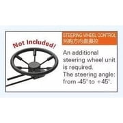 Haswing Freshwater and Saltwater Hand Steer 160 lb Thrust Electric Transom Mount Trolling Motor
