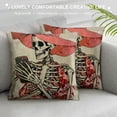 thumbnail image 3 of PHYHOO Summer Pillow Covers Skull Throw Pillow Covers Summer Farmhouse Cushion Case Decor for Sofa Couch, 3 of 5