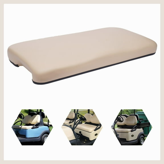 For Club Car Precedent Golf Cart 2004 Up, Beige Front Seat Bottom Cushion Seat Bottom Assembly, Both Gas and Electric Models