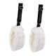 thumbnail image 3 of Paquete de 2 correas elásticas, flexibles y ajustables para reformer de Pilates. Blanco, 3 of 9