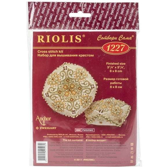 Riolis Counted Cross Stitch Kit 3.25"X3.25"-Biscornu Fantasy (25 Count)
