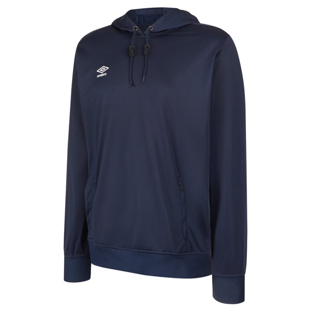 Umbro - Sudadera Club Essential de Poliéster para Hombre (Negro)
