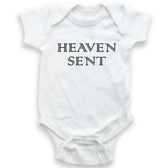 Heaven Sent - Baby Bodysuit - Unisex Clothing - Baby Boy - Baby Girl - Religious Baby Bodysuit - Blessed Baby