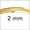 Yellow Gold - 2 mm, variant on Solid Italian 14K Gold Wedding Bands for Women Men | Real 14K Gold Wedding Rings His and Hers | Polished Premium Yellow White Rings for Him and Her: 2 mm Yellow Gold Ring Size 4.25
