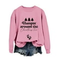 thumbnail image 4 of Sweat à Capuche Sans Manches à Manches Longues Imprimé Arbre de Noël pour Femmes, 4 of 4