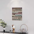 thumbnail image 2 of Farmhouse Family Rules Wall Art Family Rules Positive Quotes Wall Decor Home Inspirational Motto Pictures Canvas Prints Framed Modern Artwork Home Decor for Bedroom Living Room Bathroom 12"x16", 2 of 6