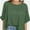 Green, variant on Oversized T Shirts for Women Short Sleeve Loose Fit Crewneck Summer Tops Casual Basic Rolled Sleeves Tee Shirt