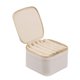 thumbnail image 4 of Joyero de viaje jinwen para mujer beige 12,5 cm x 9 cm, 4 of 8