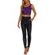 thumbnail image 2 of TOP CROP METÁLICO CON LENTEJUELAS INSPIRE CHIC PARA MUJERES, SIN MANGAS, BRILLANTE, PARA FIESTAS Y CLUB, L PÚRPURA, 2 of 6