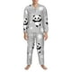 thumbnail image 3 of Balery Pandas Pijama para Hombre de Dos Piezas con Manga Larga, Conjunto de Dormir y Descanso Suave con Bolsillos-Large, 3 of 7