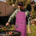 thumbnail image 4 of Leopard Print Adjustable Waterproof Apron for Adults 33x27 Inch – Cooking Apron with 2 Large Pockets, Durable Polyester Bib for Kitchen, Baking, BBQ, and Home Use, 4 of 6
