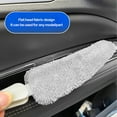 thumbnail image 4 of YUVA Car Dashboard Cleaning Brush, Soft Material, Flat Head, Wet/Dry Use, Black/Gray, Cleans Vents/Gaps, Washable & Durable, 4 of 6