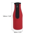 thumbnail image 2 of Uxcell 330ml to 350ml Neoprene Cooler Insulator Covers Beer Bottle Sleeves Red 2 Pack, 2 of 5