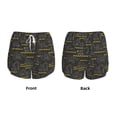 thumbnail image 3 of Pofeuu Retro Excavator Print Women's Athletic Shorts Running Workout Shorts Tummy Control Quick Dry Gym Shorts with Pockets Double layer sports shorts-X-Large, 3 of 7