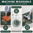 thumbnail image 6 of Findosom 2pc Boho Kitchen Rugs and Mats Set, Non Slip Washable Kitchen Runner Rug for Kitchen Floor, Farmhouse Kitchen Decor, Hallway, Entryway, Laundry Room,20"x32"+20"x47" Green, 6 of 8