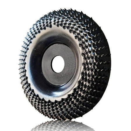 

Grinder Wheel Disc 4 Inch Wood Shaping Wheel Wood Grinding Shaping Disk for Angle Grinders with 5/8inch Arbor