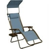 Bliss Hammocks Gravity Free Chair With Sun-Shade And Cup Tray In Denim Blue