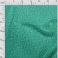 thumbnail image 3 of oneOone Georgette Viscose Sea Green Fabric Conversational Print Sewing Craft Projects Fabric Prints By Yard 42 Inch Wide, 3 of 4