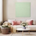 thumbnail image 5 of Sage Green Striped Wall Art Painting on Canvas, Modern Simple Farmhouse Beige Canvas Art Home Prints Wall Art Framed Modern Artwork for Living Room Bedroom Wall Decor 16x16in, 5 of 9