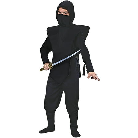 Black Ninja Complete Child Halloween Costume