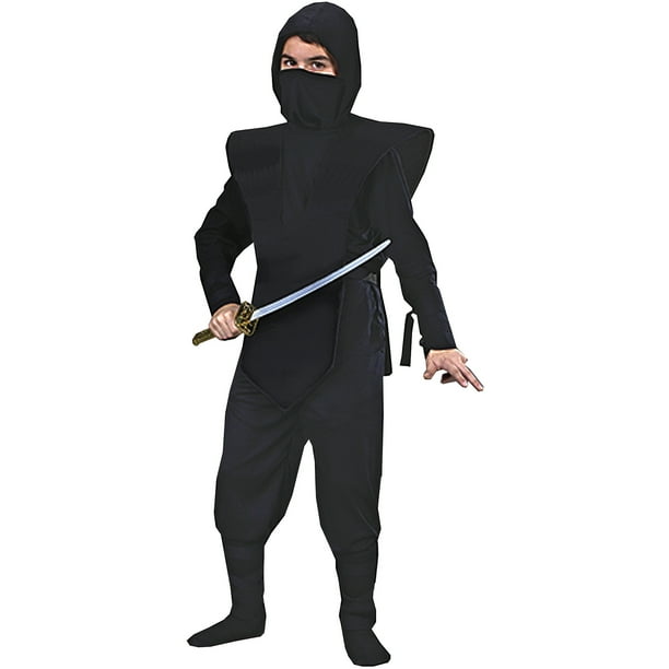 Black Ninja Complete Child Halloween Costume - Walmart.com