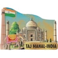 thumbnail image 3 of Decorative Fridge Magnet India Culture Set of 3, 3 of 6