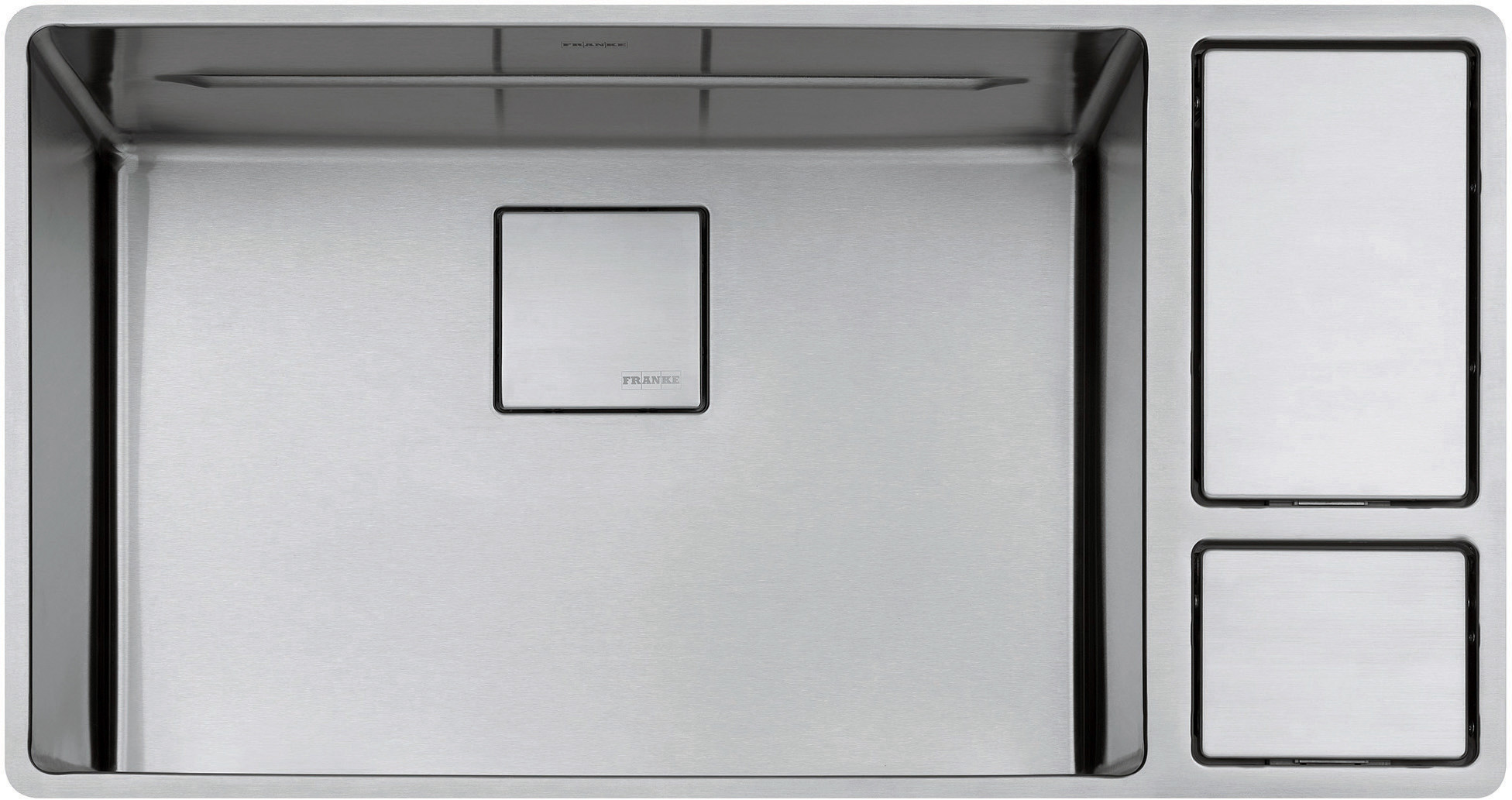 Franke CUX11024-W Chef Center 33-5/8" 18-Gauge Undermount ...