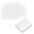 thumbnail image 1 of Uxcell 100Pcs Banda de Encogimiento Perforada Clara, 45x40mm Envoltura de Calor para Botellas y Tarros que se Ajusta al Diámetro de la Tapa de 22-27mm, Sello para Tarros de Botellas de Tubo de Goteo, 1 of 7