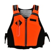 Bestope Dynamic Paddle Sports Life Vest Survival Vest with Emergency Whistle and Reflective Strips for Diving Swimming