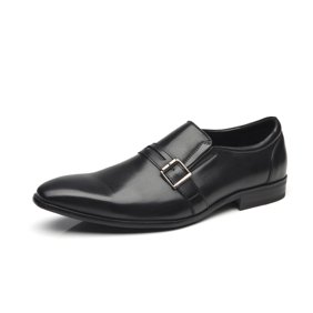 Faranzi Faranzi Patent Leather Tuxedo Strap And Buckle Slip On