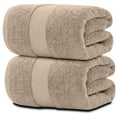 thumbnail image 1 of Toallas de baño blancas clásicas de lujo, 100% algodón, 650 g/m², 1 of 7